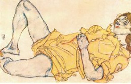 2447-egon-schiele-reclining-woman-with-yellow-dress